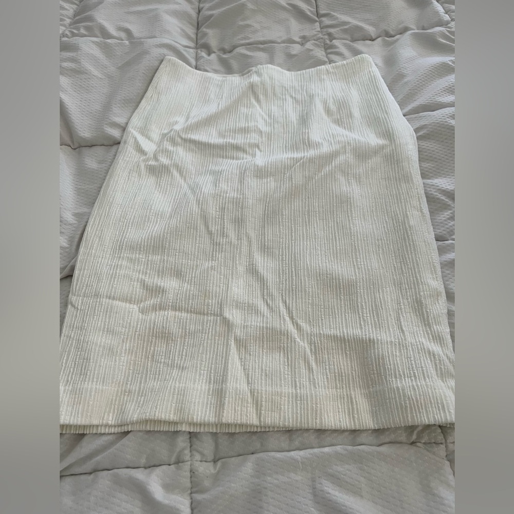 Nannette Lapore light white skirt.